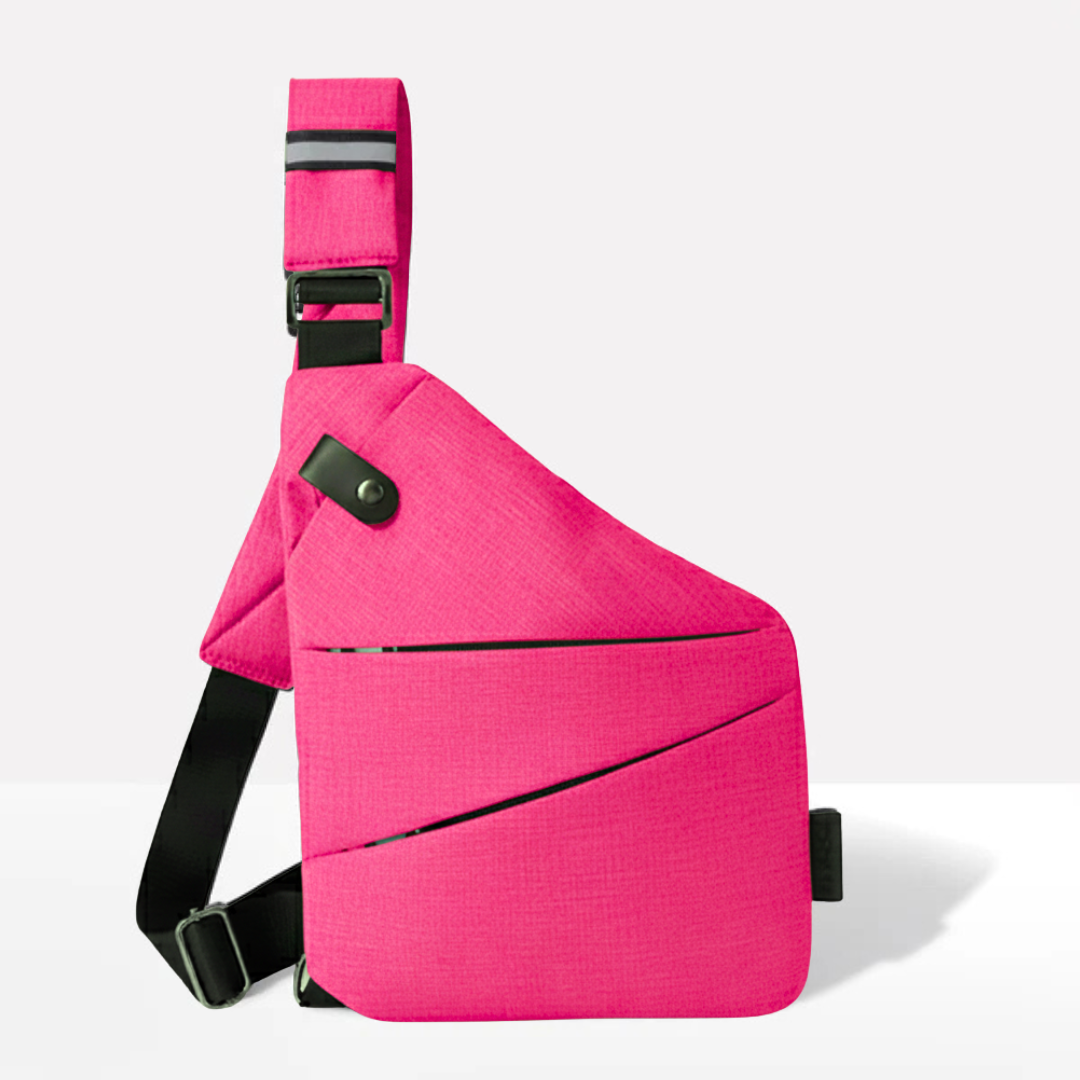 VOGUELOCK - Sac bandoulière noir élégant avec protection RFID et construction imperméable