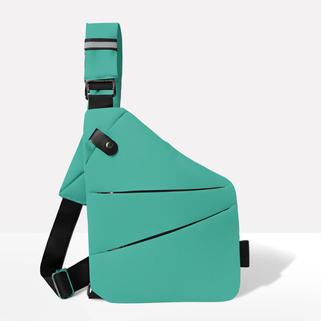 VOGUELOCK - Sac bandoulière noir élégant avec protection RFID et construction imperméable