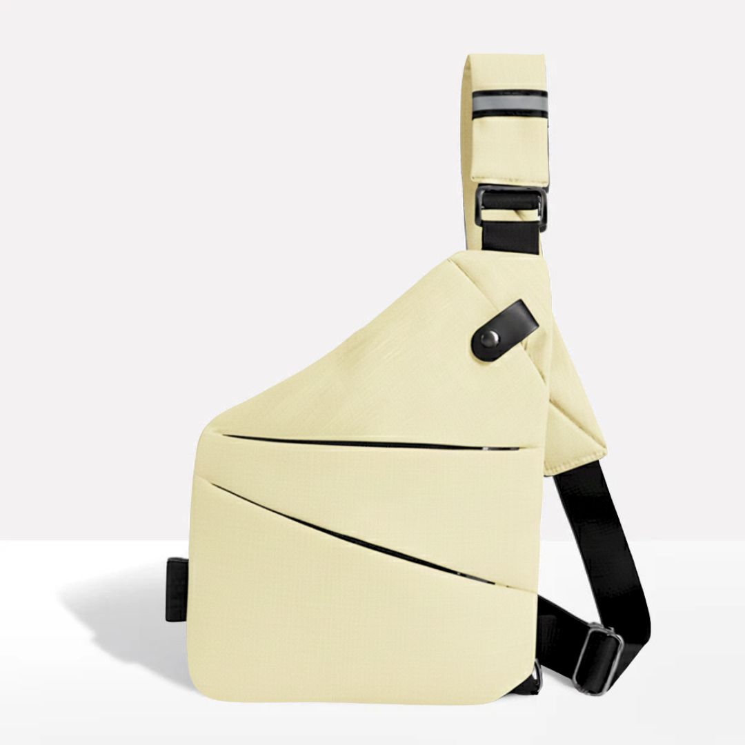 VOGUELOCK - Sac bandoulière noir élégant avec protection RFID et construction imperméable