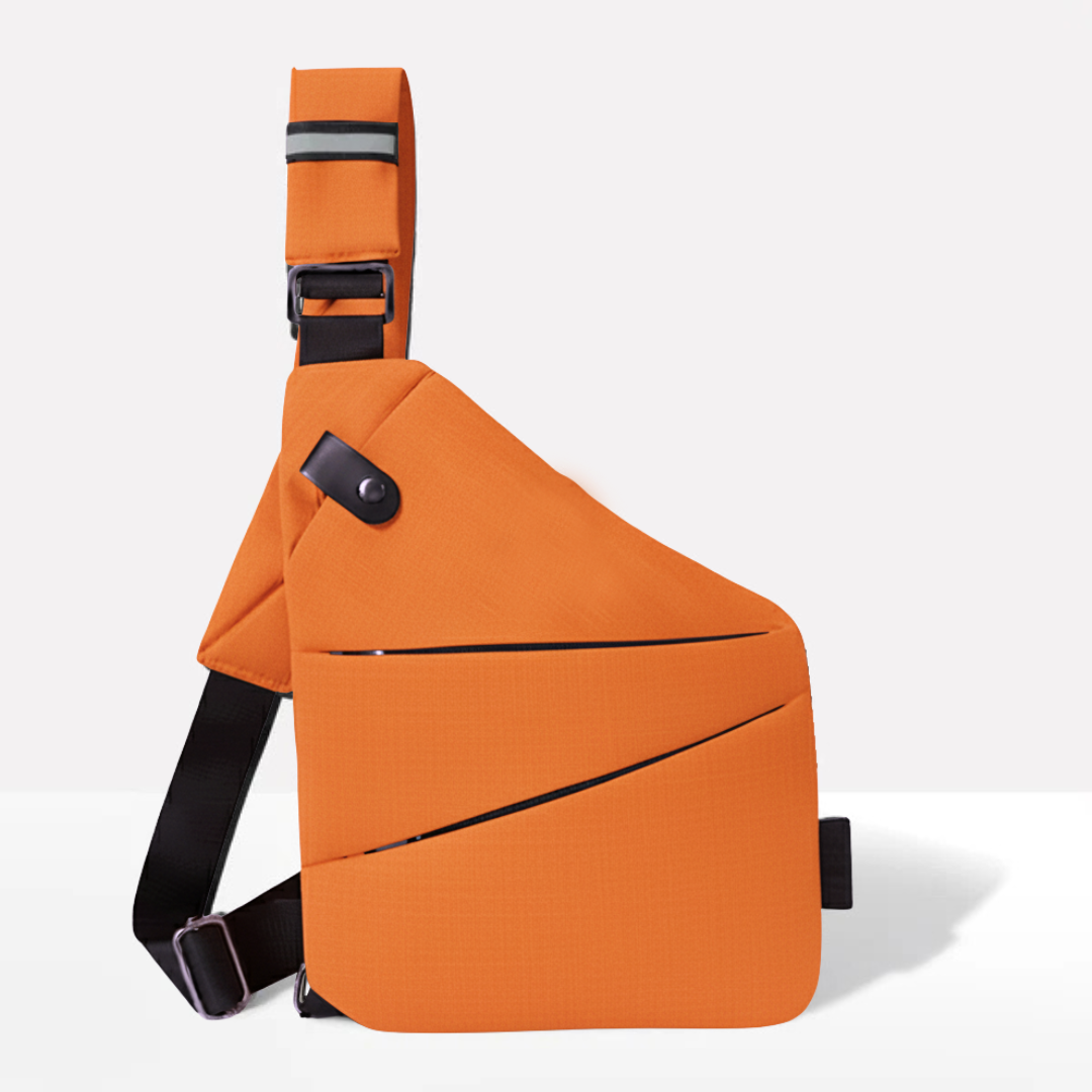 VOGUELOCK - Sac bandoulière noir élégant avec protection RFID et construction imperméable
