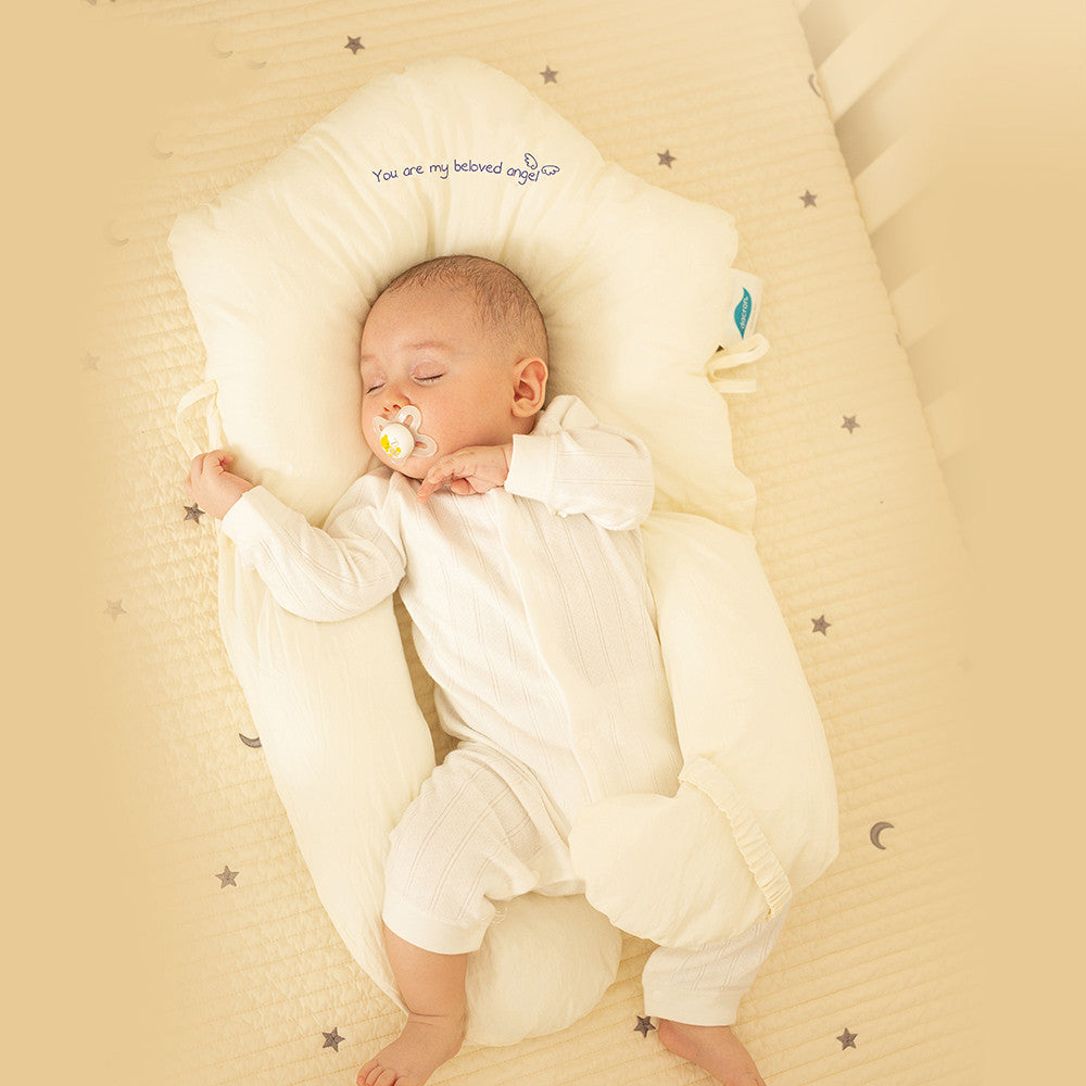 Coussin Ergonomique pour Bébé – Coussin de Sommeil Antibactérien pour un Sommeil Sûr des Bébés