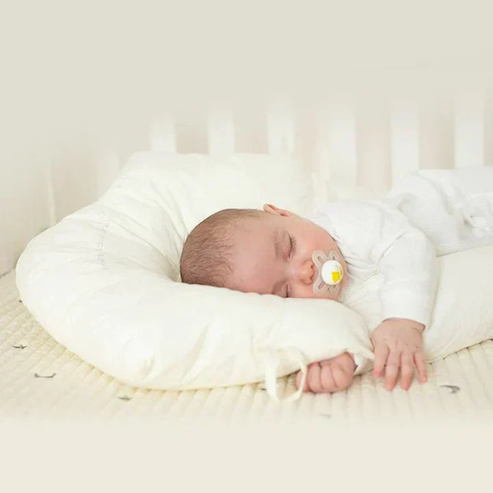 Coussin Ergonomique pour Bébé – Coussin de Sommeil Antibactérien pour un Sommeil Sûr des Bébés