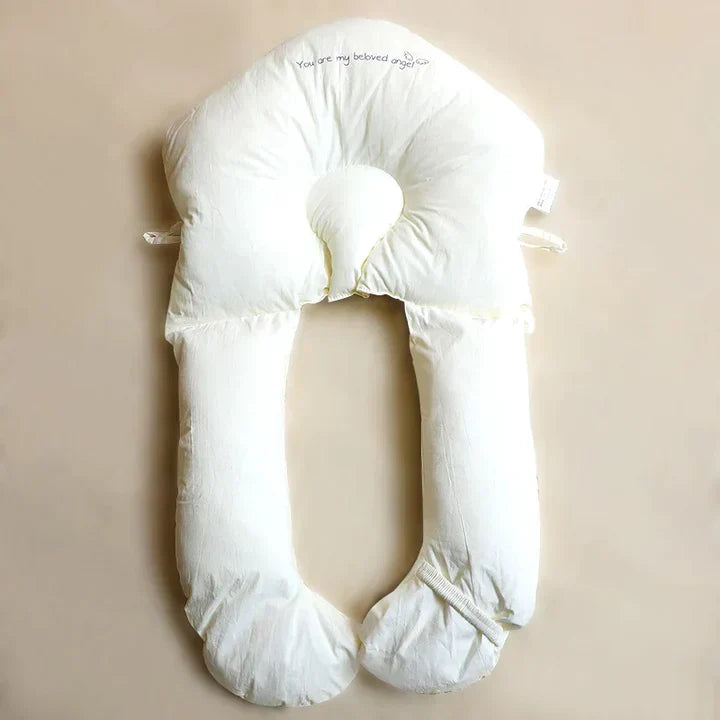 Coussin Ergonomique pour Bébé – Coussin de Sommeil Antibactérien pour un Sommeil Sûr des Bébés