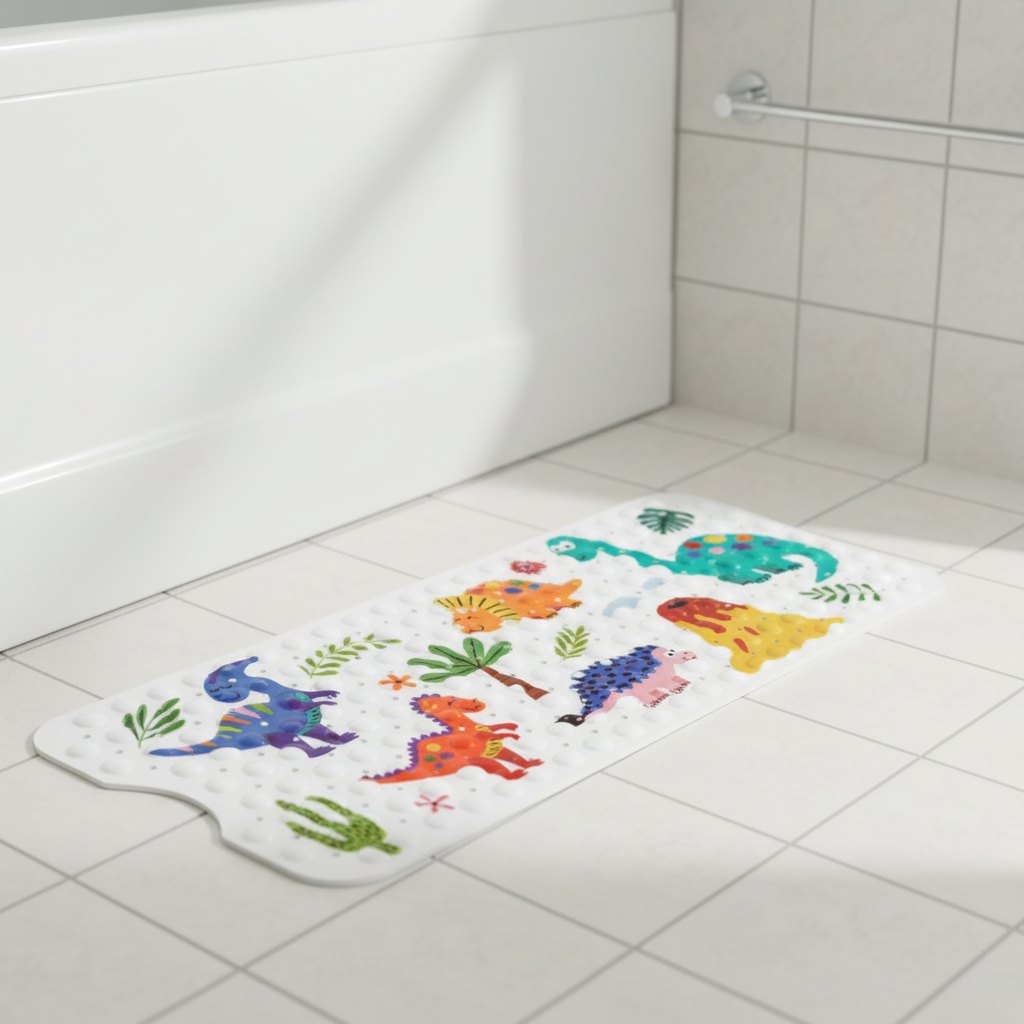 Tapis de douche antidérapant avec ventouses - SafeSplash