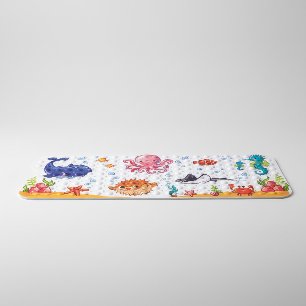 Tapis de douche antidérapant avec ventouses - SafeSplash