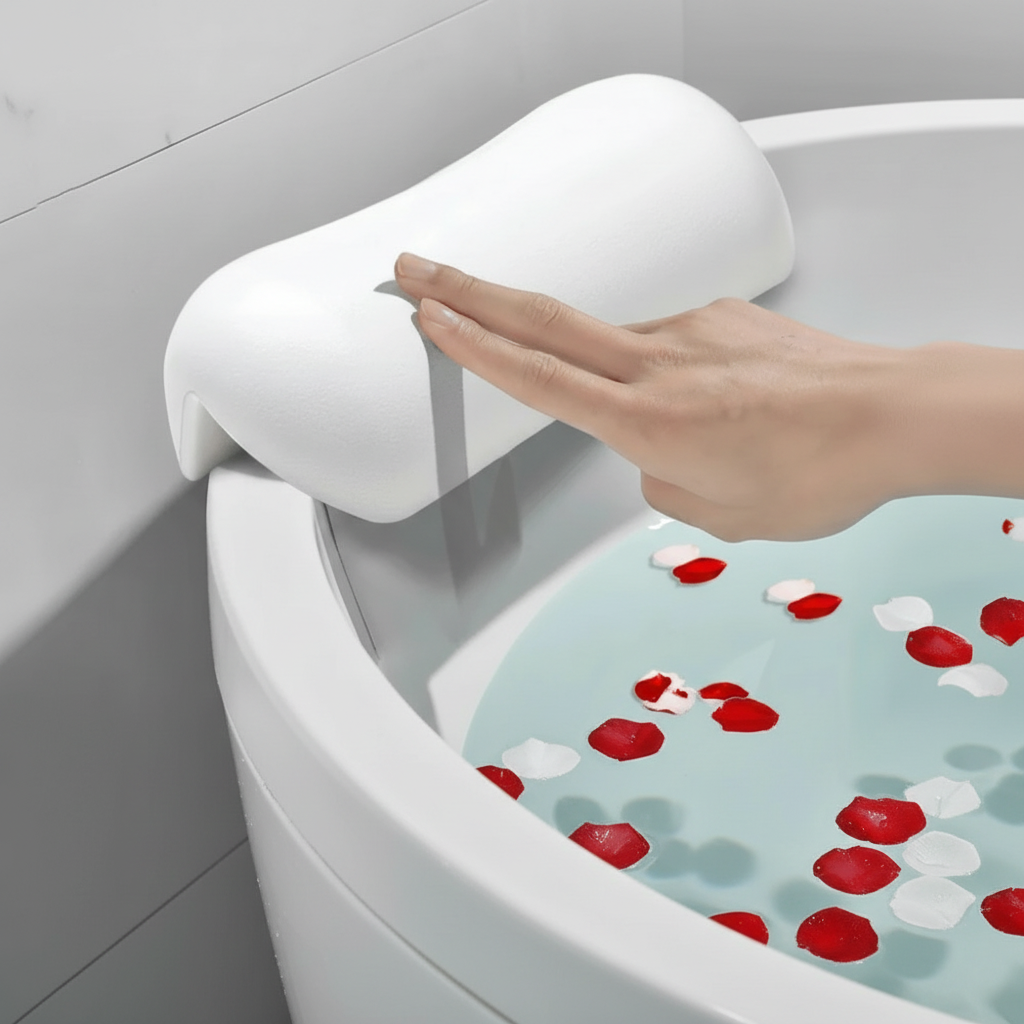 BATHCLOUD - Coussin de Bain Étanche Ergonomique Antidérapant pour un Confort Optimal