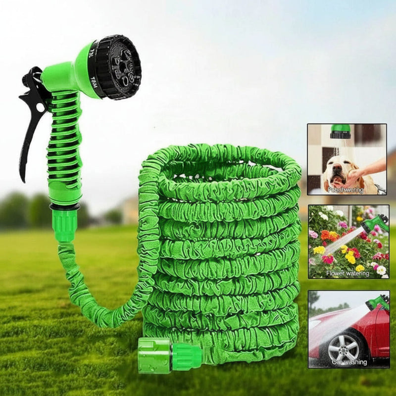 HYDROMAX – Tuyau de jardin et de voiture extensible haute pression durable