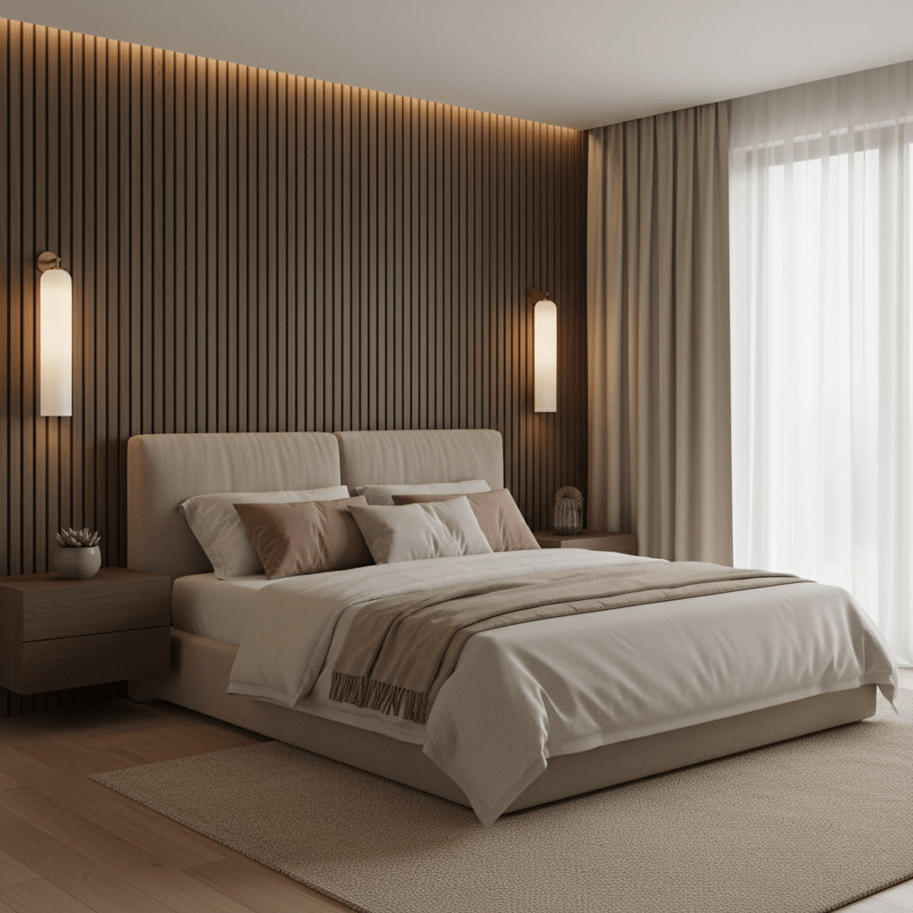 Applique Murale en Verre Cylindrique avec Finition Luxe – Sconce LED Décorative pour Intérieur Moderne