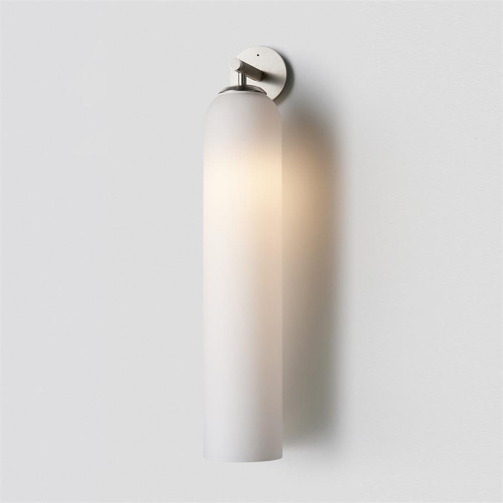 Applique Murale en Verre Cylindrique avec Finition Luxe – Sconce LED Décorative pour Intérieur Moderne