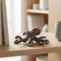 ZENWOVEN – Sculpture d'Octopus en Cuivre Artisanale Accent Décor Océan