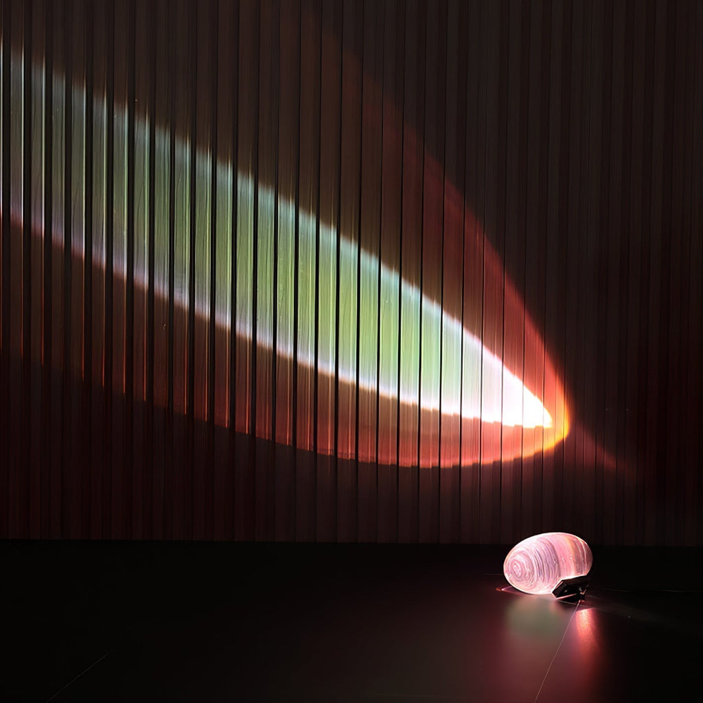 Lampe de table en cristal avec LED – lampe décorative avec lumière d'ambiance