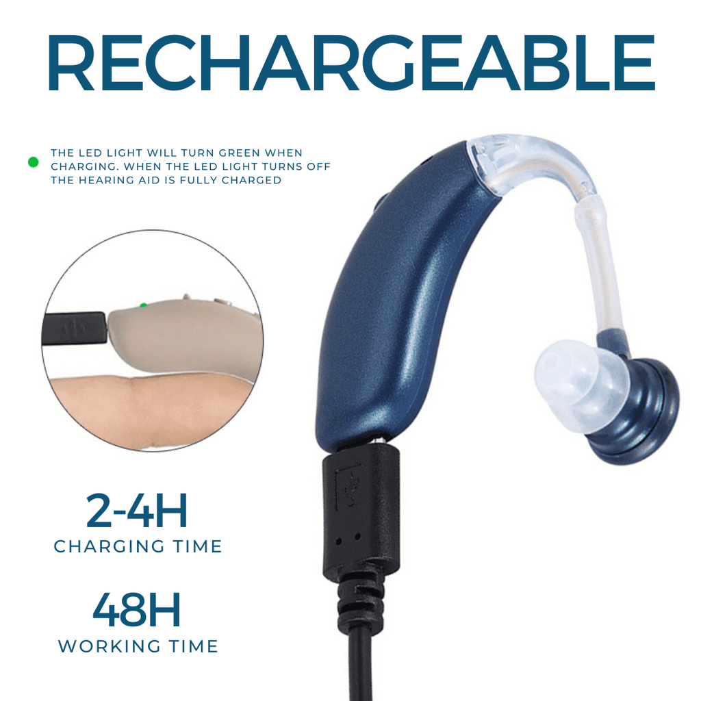 Appareils Auditifs Rechargeables avec Réduction de Bruit – Confortables et Discrets