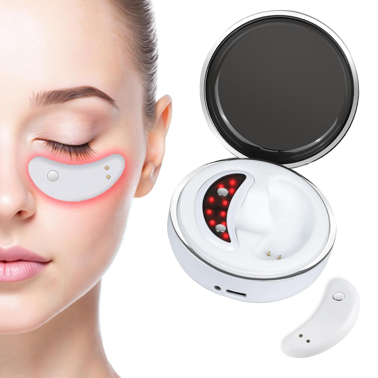 Soin des yeux | Soin par lumière rouge et micro-courant | Regard frais sous les yeux | Augenia