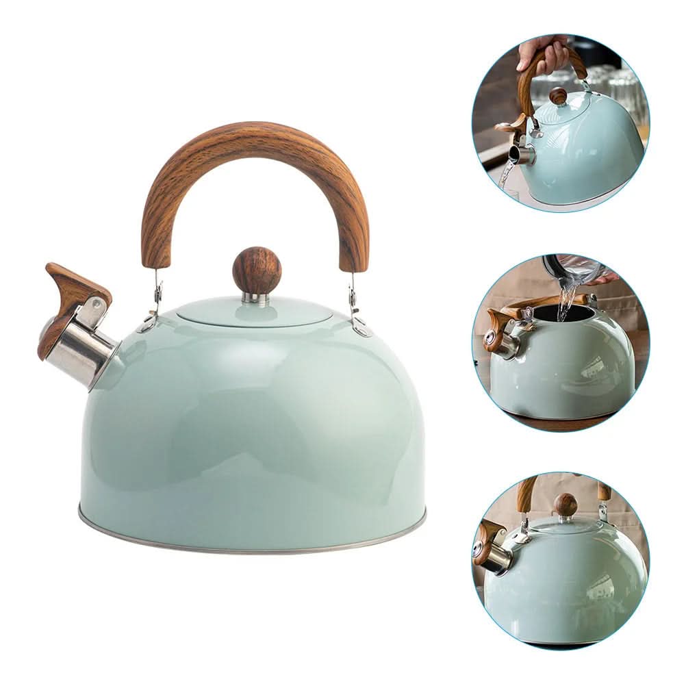 AURABOIL – Bouilloire en Acier Inoxydable Siffleur de 2.5L