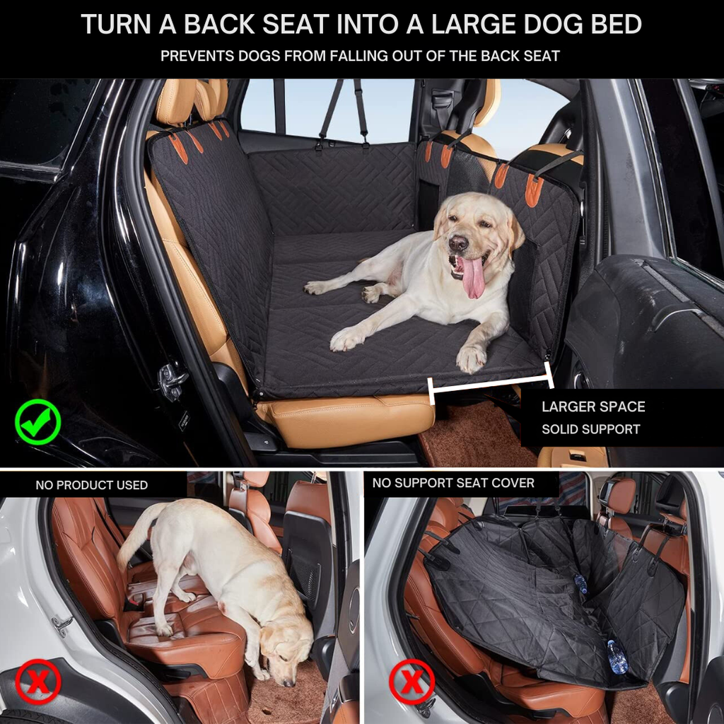Siège auto | Protection siège auto pour chien | Tapis de banquette arrière déperlant | PawGuard