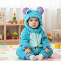 FLUFFIBEAR – Combinaison bébé animale – Confort douillet avec accès par zip