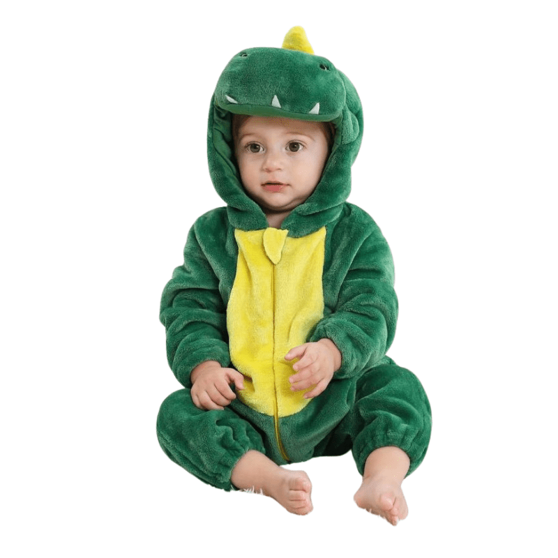 FLUFFIBEAR – Combinaison bébé animale – Confort douillet avec accès par zip