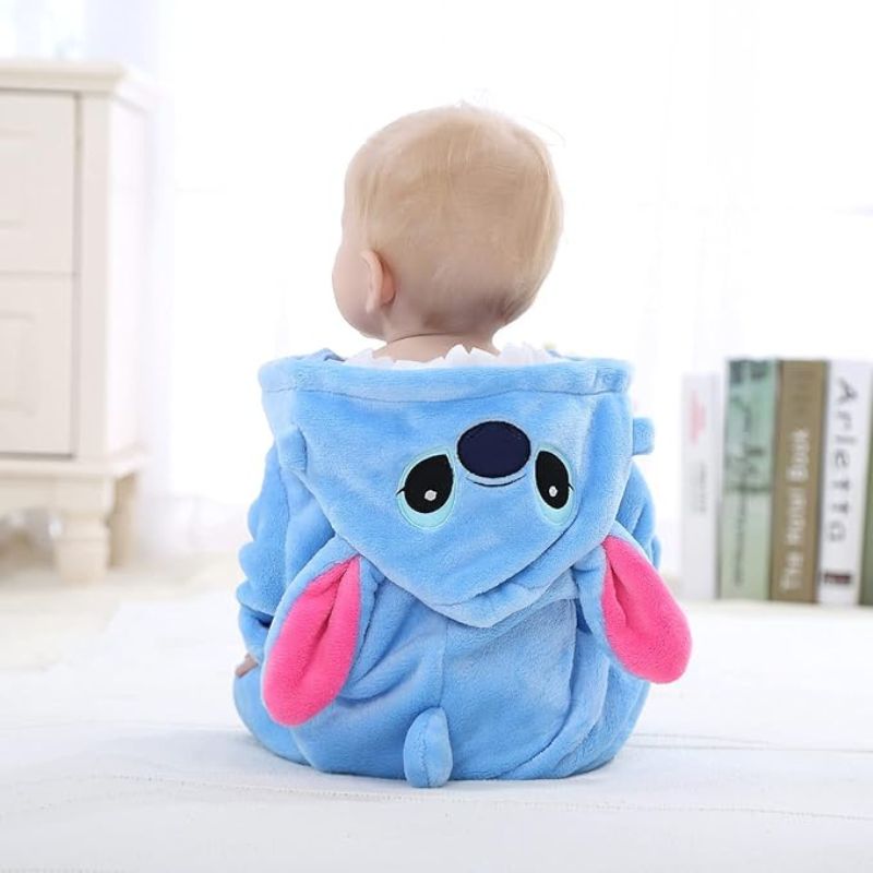 FLUFFIBEAR – Combinaison bébé animale – Confort douillet avec accès par zip