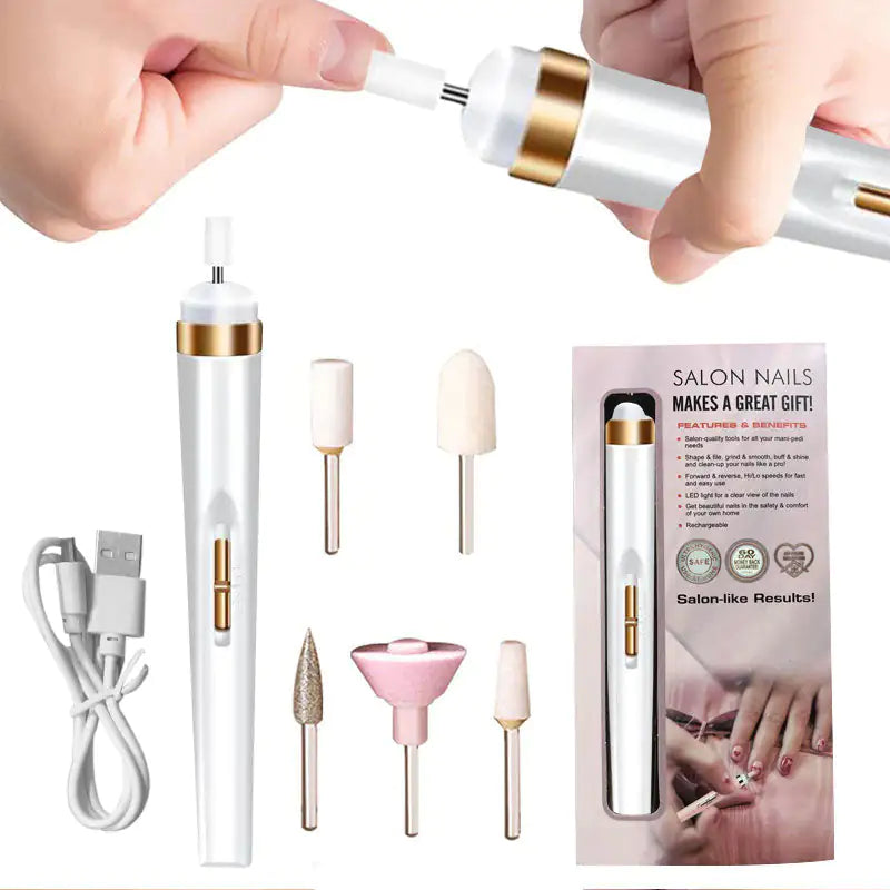 MagicNail™ – Perceuse à ongles et outils de nail art avec stylo LED précis [50 % de réduction]
