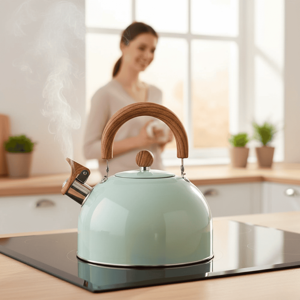 AURABOIL – Bouilloire siffleur classique de 3L au design élégant