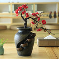 Vase d'Eau Zen Blossom - Décoration Bonzaï Apaisante avec Fontaine