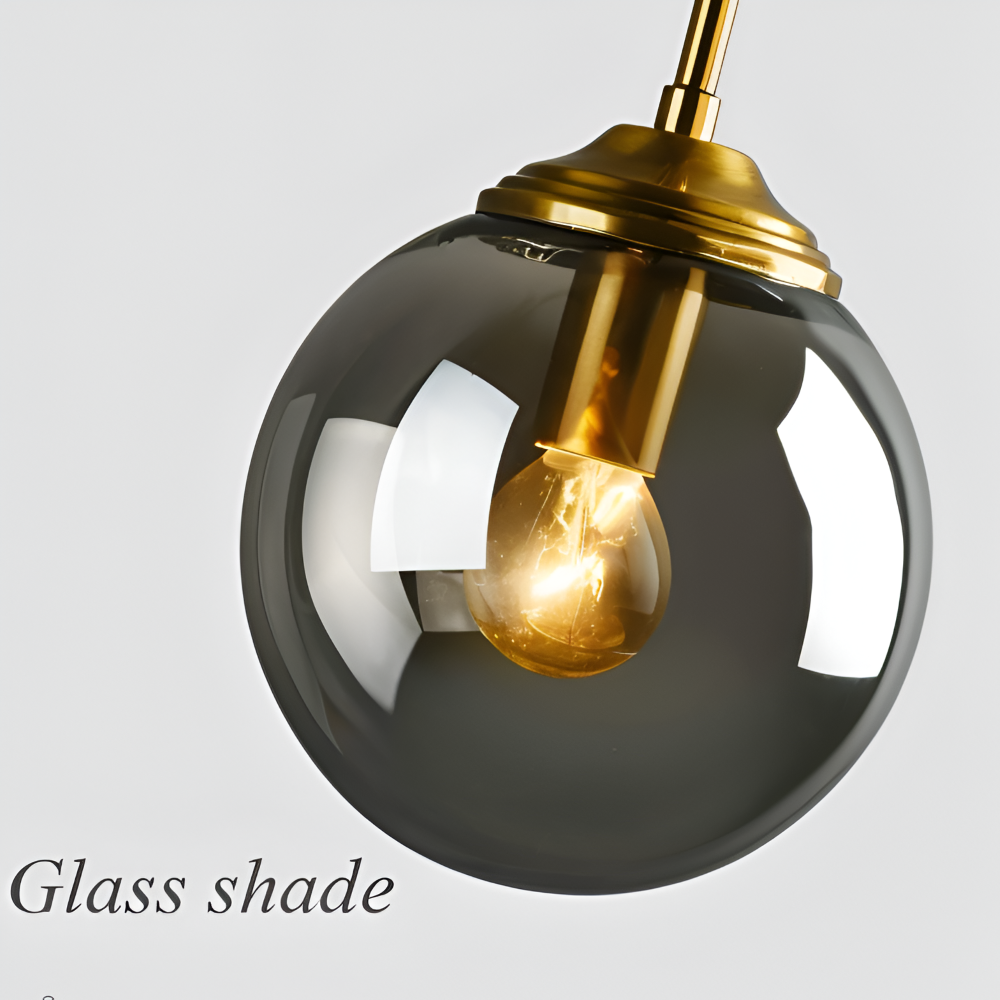 Lunara Suspension – Suspension Nordique en Verre avec Éclairage LED
