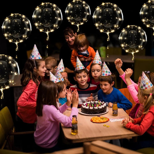 Ballon avec 10 pièces | Ambiance lumineuse chaude | Fonctionne sur batterie | LumiGlobe