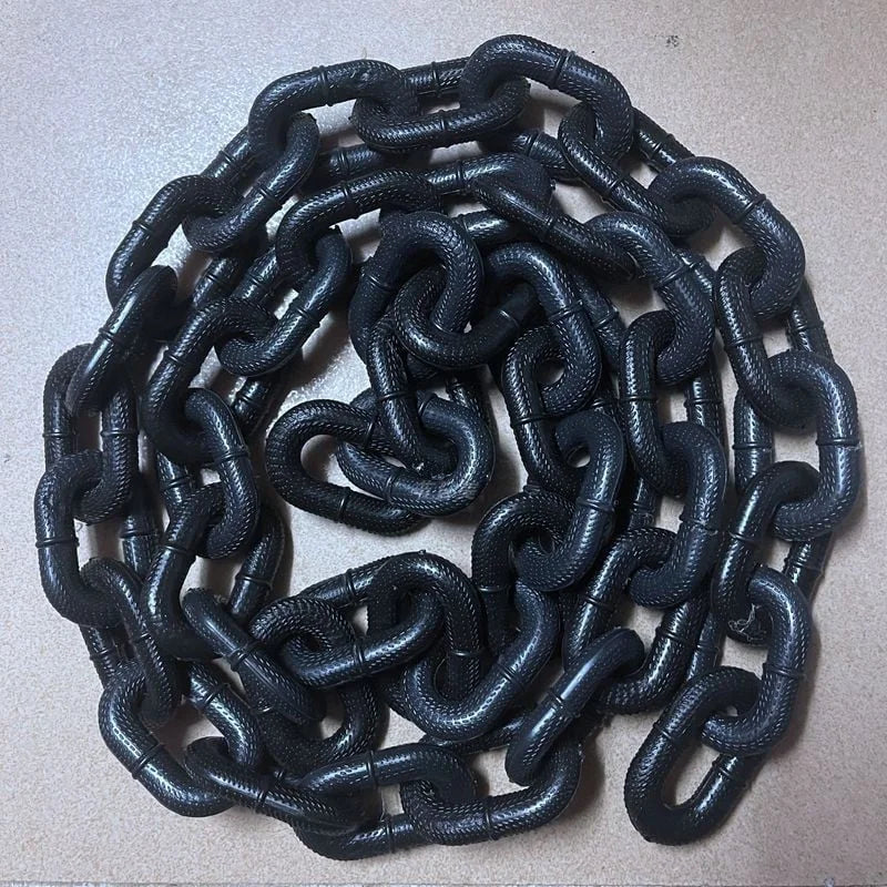 AWSLUXE - Collier de Chien Unique Réglable avec Design en Chaîne Métallique Durable
