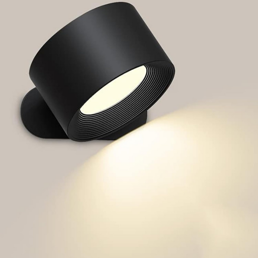 Lampe murale rechargeable – pivotante à 360°, sans fil et polyvalente