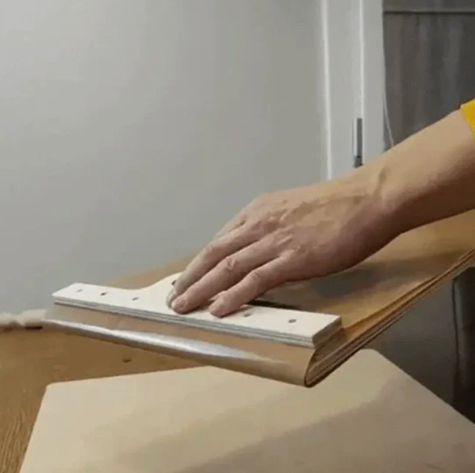 Sandsberg | Pelle à pizza glissante | Prise facile avec surface antiadhésive | Bois