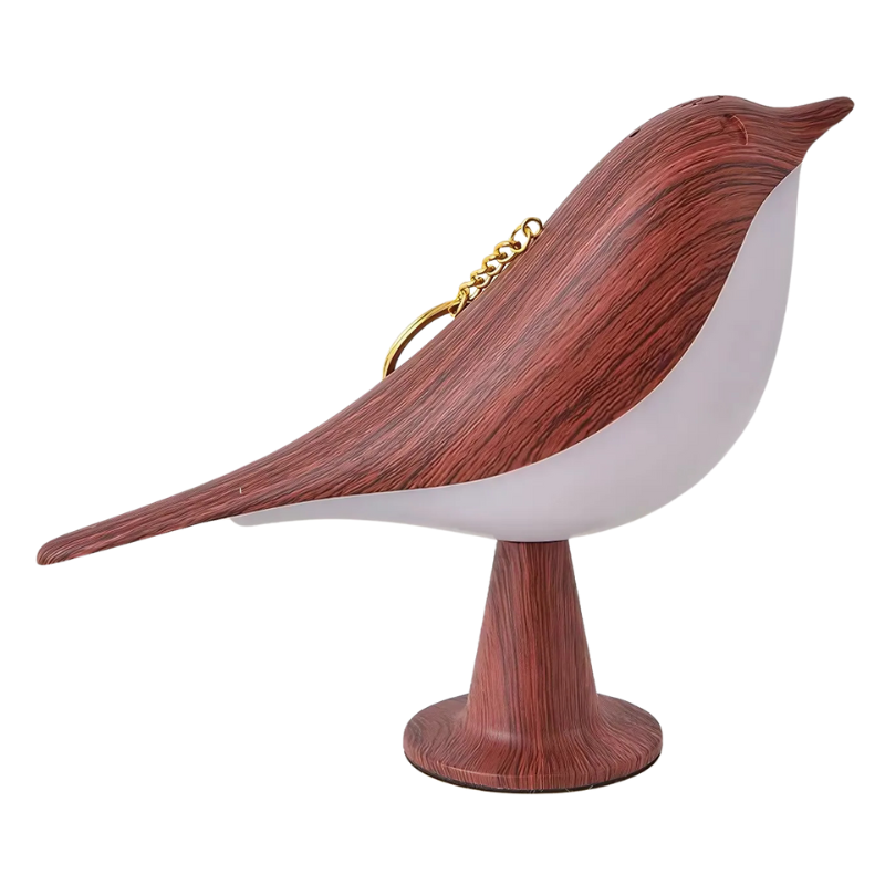 Lampe de table en forme d'oiseau avec un corps rétroéclairé