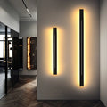 Skanto | Applique LED | Moderne Verticale Noire Intérieure