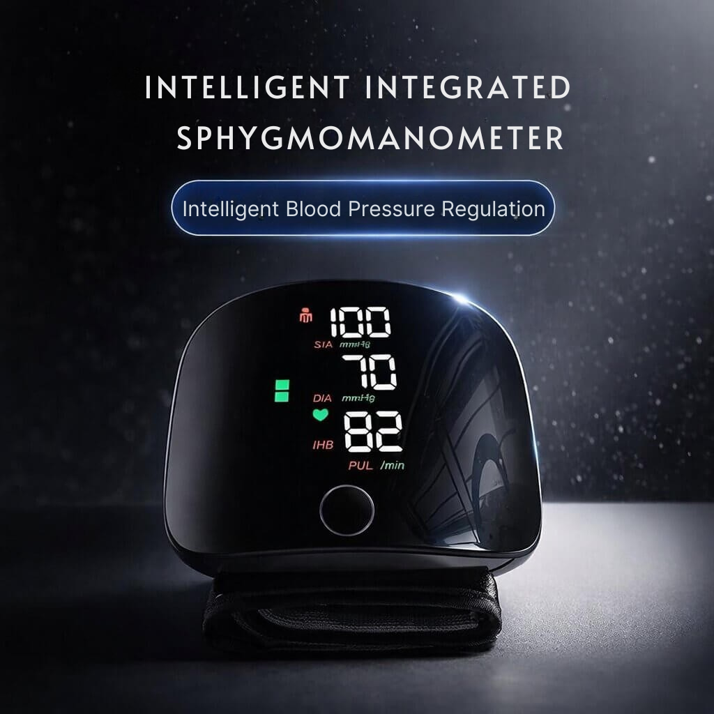 Tensiomètre pour poignet | Écran tactile avec fonction vocale | Rechargeable | Vitalensa