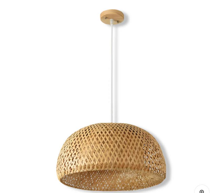 Lampe Suspendue en Rattan Bohème - Élégante et Écologique Suspension pour Décoration Intérieure