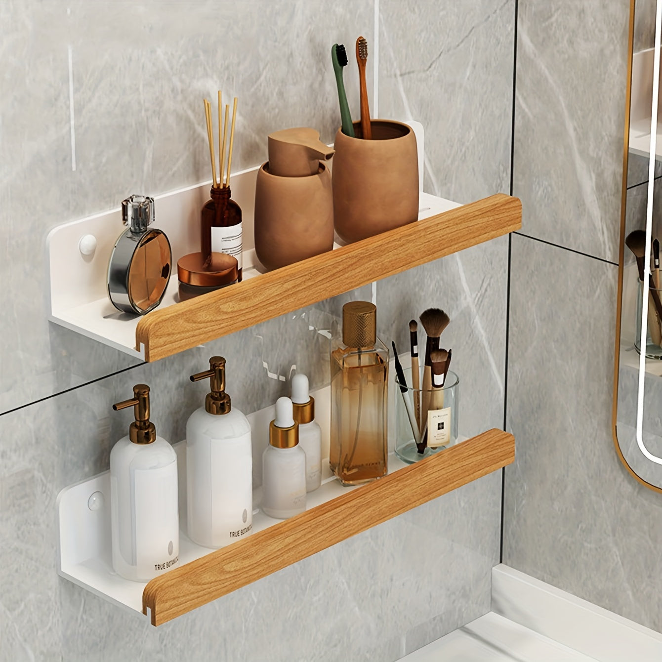 Étagère murale sans perçage en plastique - Shelfify