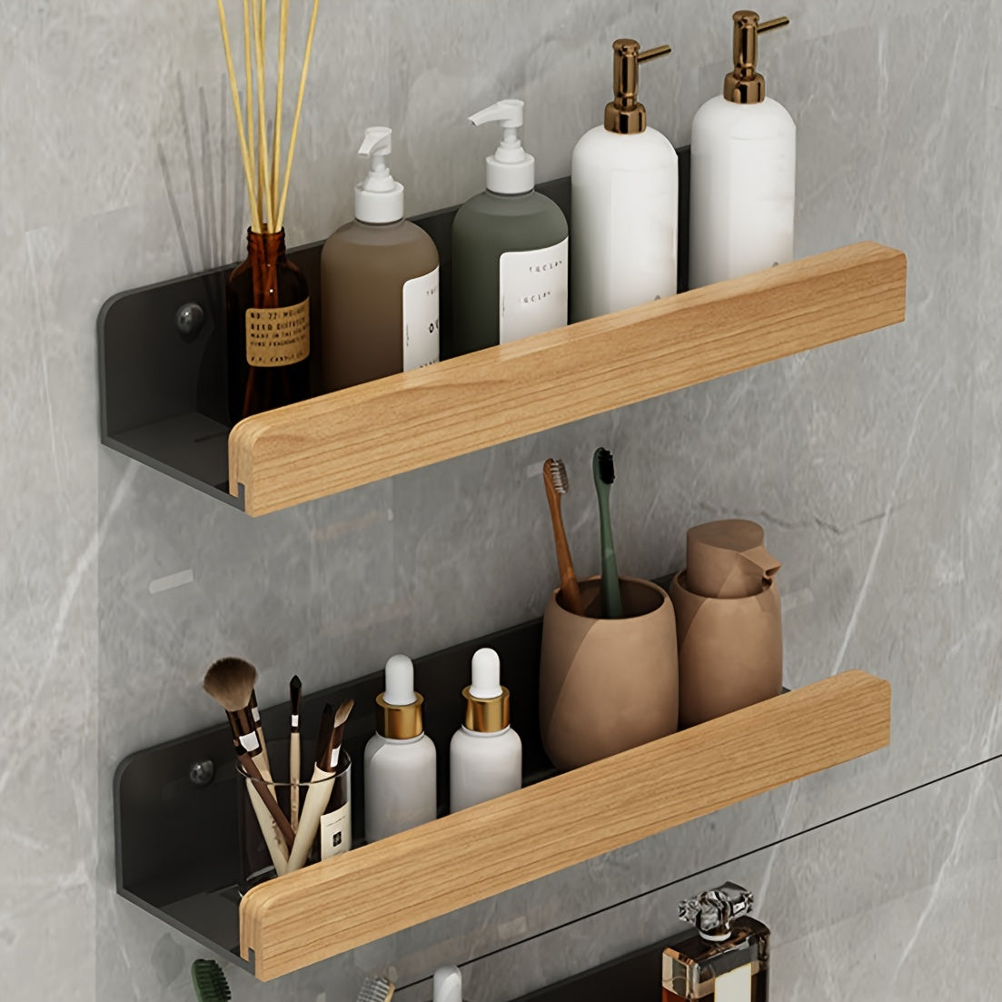 Étagère murale sans perçage en plastique - Shelfify