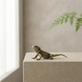 ZENWOVEN – Figurine de Lézard en Laiton Élégante pour Bureau et Décoration d'Intérieur