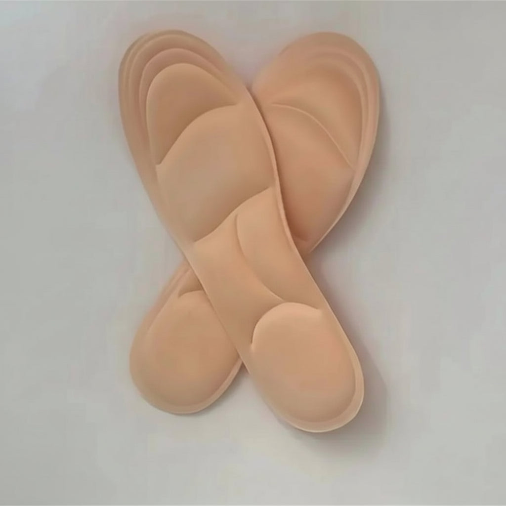 FOOTNOVA - Semelles en mousse à mémoire respirantes conçues avec un soutien de la voûte plantaire pour un confort amélioré et un soulagement quotidien des pieds