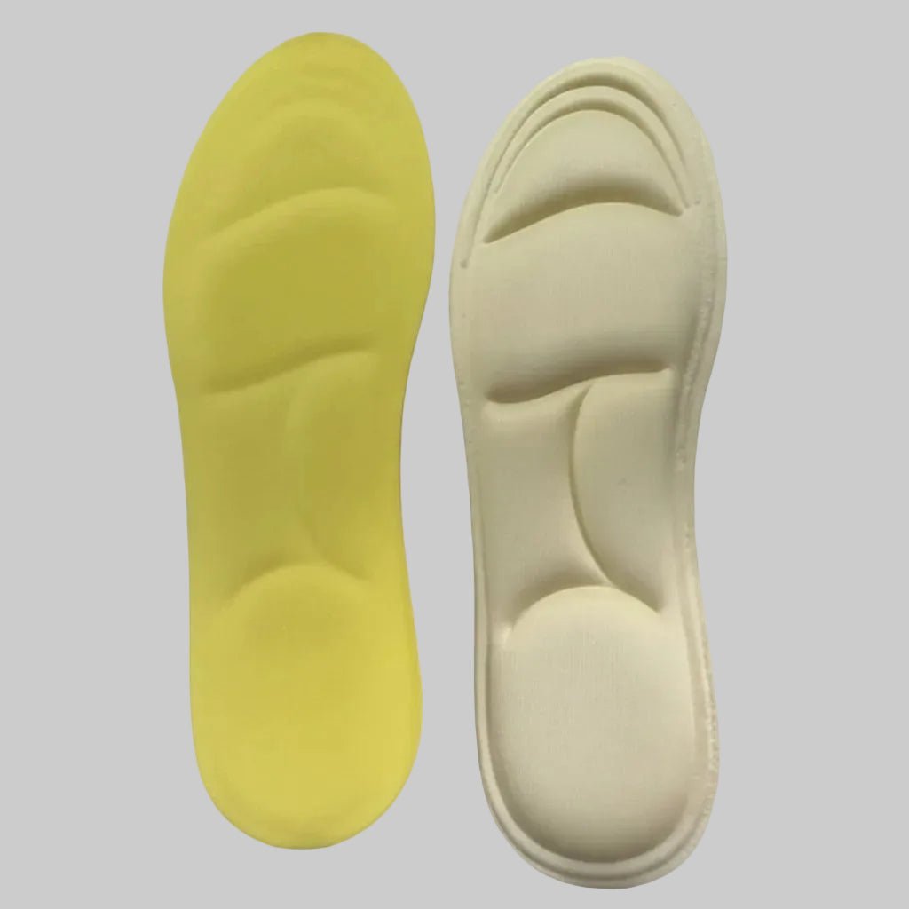FOOTNOVA - Semelles en mousse à mémoire respirantes conçues avec un soutien de la voûte plantaire pour un confort amélioré et un soulagement quotidien des pieds