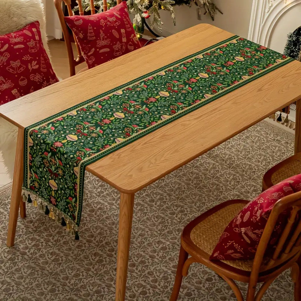 Nappe Tissée Botanique de Fête