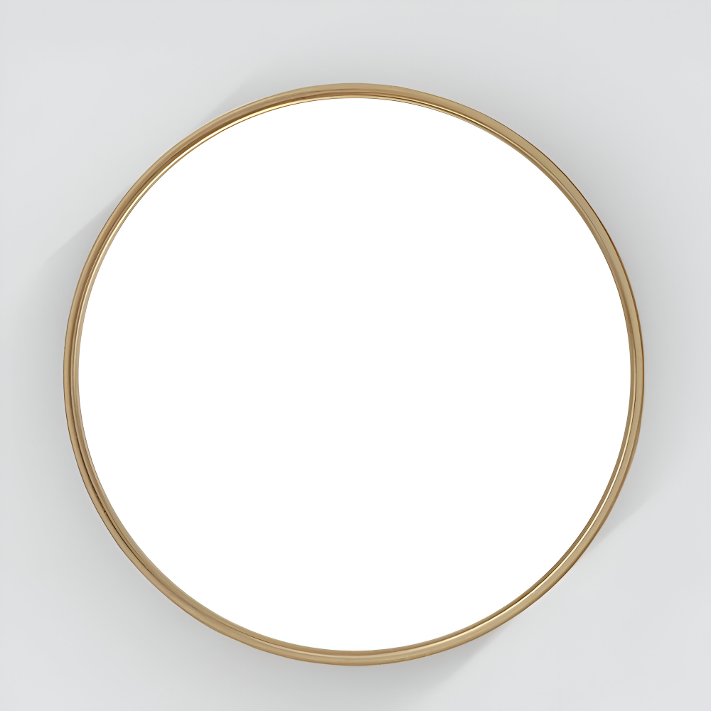 Plafonnier rond LED ultrafin en bronze – design élégant et moderne
