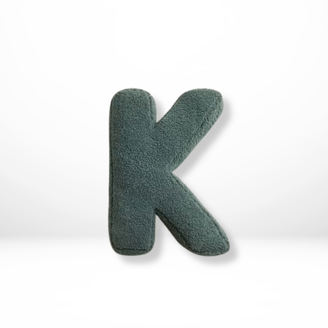 Coussin Lettres | Coussin Décoratif Alphabet | Doux Velours personnalisable | Alphora
