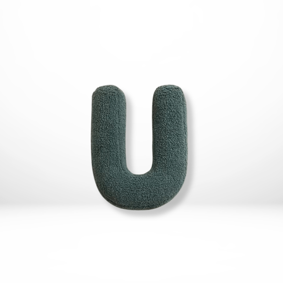 Coussin Lettres | Coussin Décoratif Alphabet | Doux Velours personnalisable | Alphora
