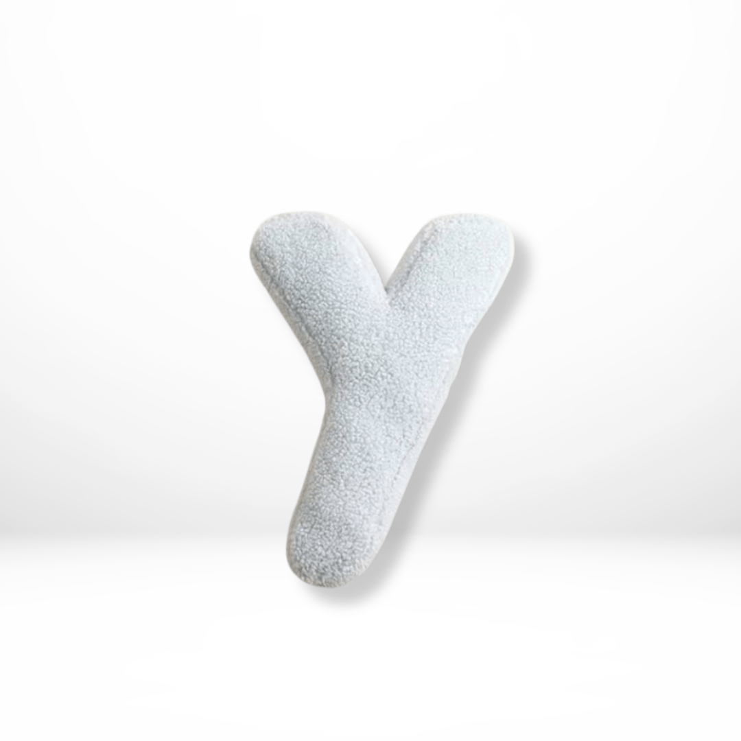 Coussin Lettres | Coussin Décoratif Alphabet | Doux Velours personnalisable | Alphora