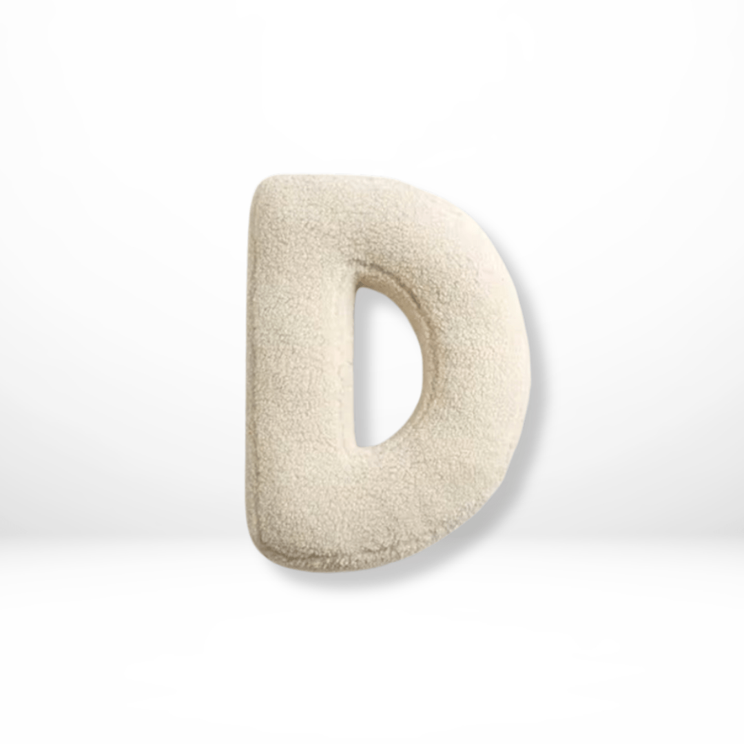 Coussin Lettres | Coussin Décoratif Alphabet | Doux Velours personnalisable | Alphora