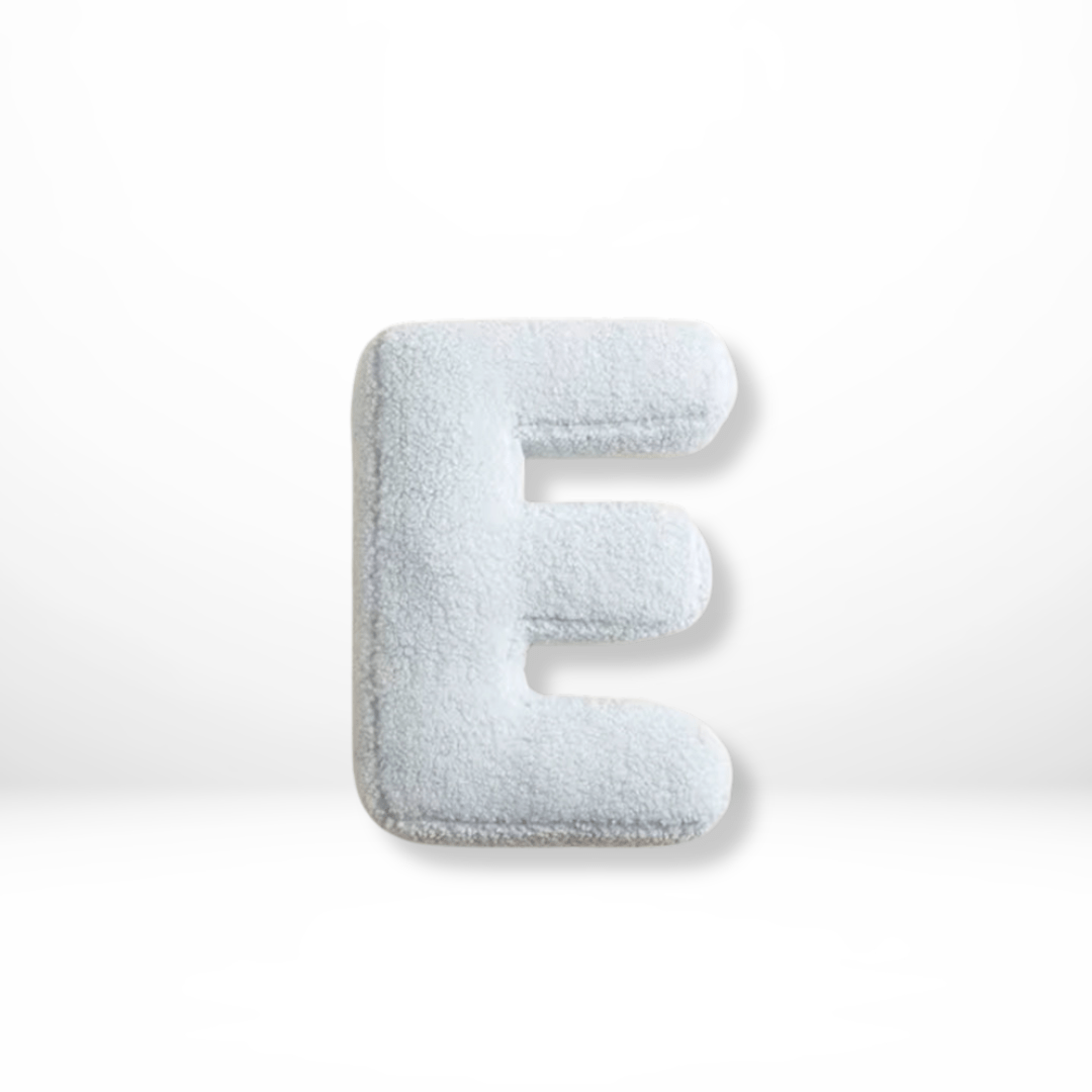 Coussin Lettres | Coussin Décoratif Alphabet | Doux Velours personnalisable | Alphora