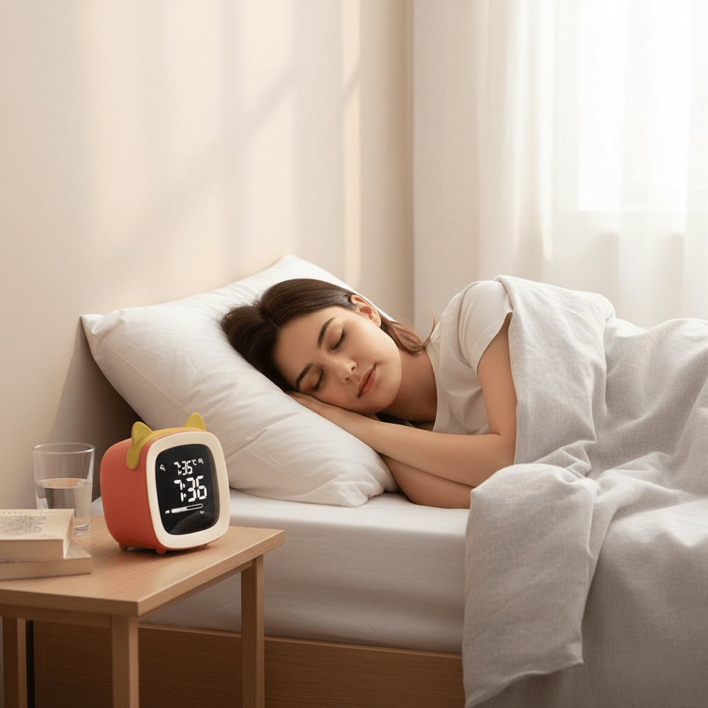 LUMIÈRE LAPIN LED – Réveil pour enfants et douce lumière nocturne