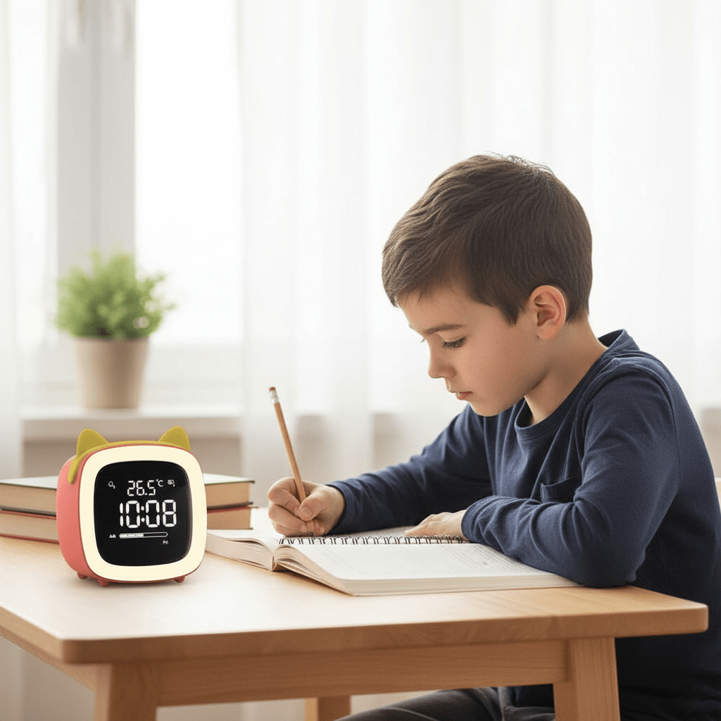 LUMIÈRE LAPIN LED – Réveil pour enfants et douce lumière nocturne