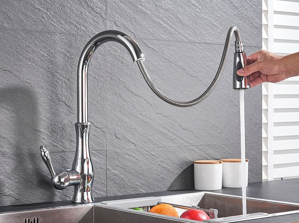 Robinet de cuisine moderne extensible