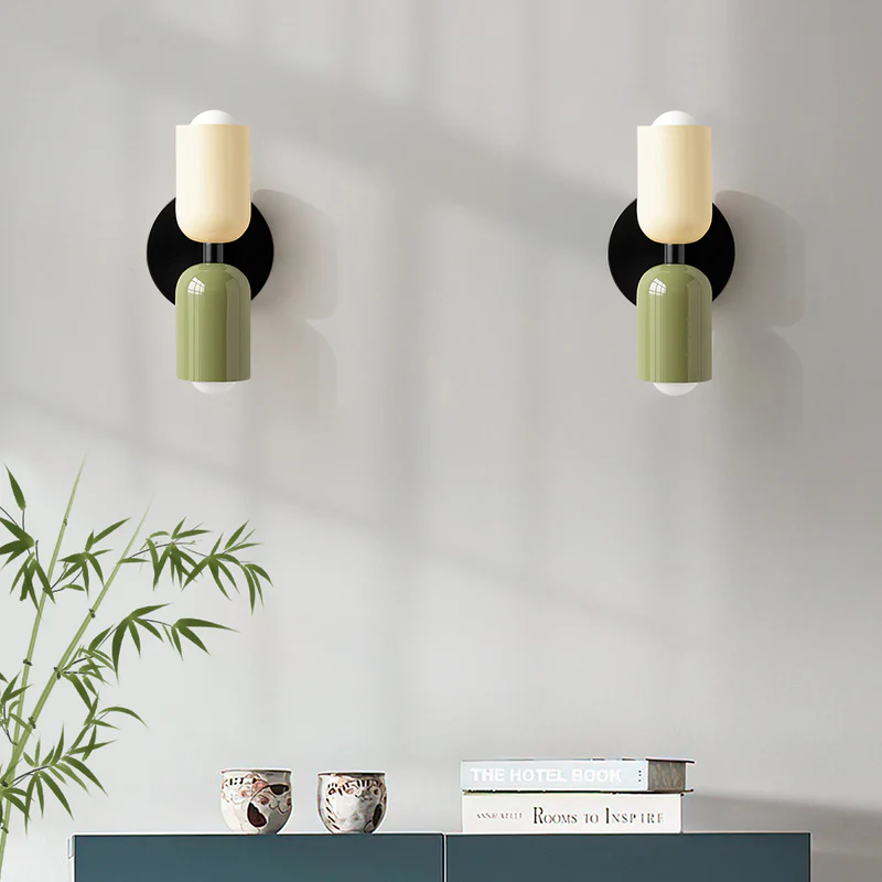 Eclipse Glow – Applique Murale Vintage Moderne avec Éclairage LED Double Face